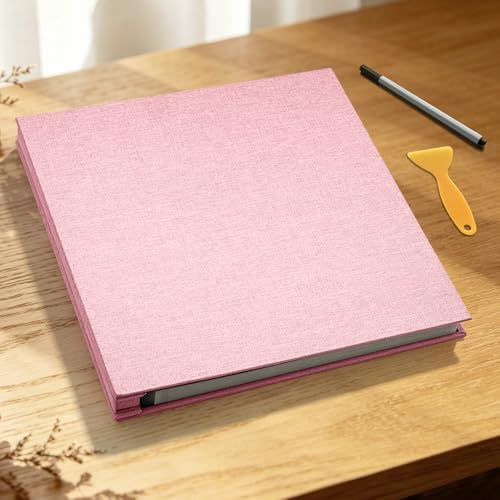 Large Photo Album Self Adhesive Scrapbook, 30 Sheets/ 60 Pages Photo Book for 4x6, 5x7, 8x10 Pictures, DIY Album for Birthday Gifts for Women Mom Wedding Baby Family Travel