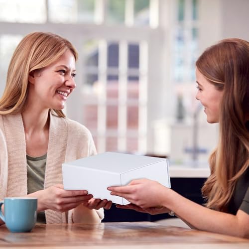 Tlpmsk White Gift Boxes With Lids,11×7.8×3.5 Inch,Magnetic Box for Present