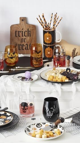 Oneida Vintro Halloween Porcelain Mug Set for 4, 10oz