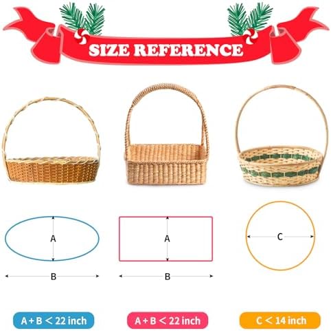 CUDICY Christmas Cellophane Gift Bags 10pcs Large Holiday Gift Wrap 24x30 Inch Clear Gift Basket Wrapping Plastic (Reindeer)