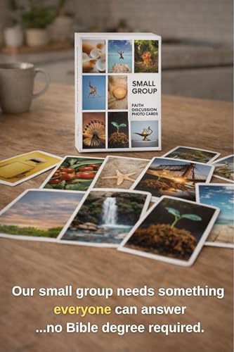 Faith Habits Faith Discussion Photo Cards for Small Groups, 50 Card Stock Cards, Christian Conversation Starter, Bible Study Game, Youth and Adult Ministry