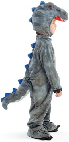 Spooktacular Creations Halloween Realistic T.rex Costume Outfit Dinosaur Jumpsuit with Egg