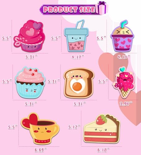 HSHFAMIIY 40 Pack Valentines Day Cards for Kids School | Valentines Cards for Kids Classroom, Classroom Exchange Gift for School Parties, Valentine's Crafts Accessories Treats Party Favors