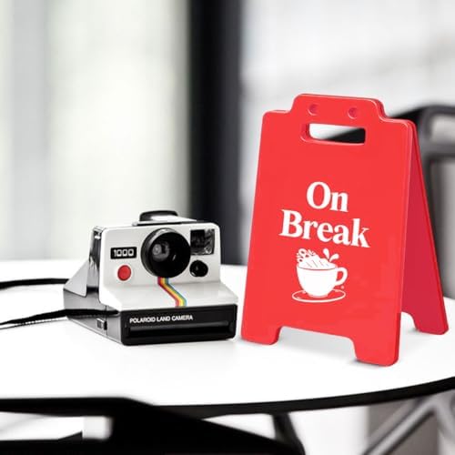 Funny Office Desk Decor Sign On Break Reminder Sign Office Cubicle Decor