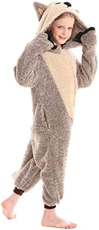 ATOZ Onesie for Kids, Animal Pajamas Halloween Cosplay Costume Girls Boys