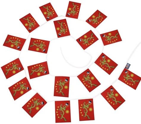 AZ FLAG Imperial China New Bunting 20 ft 20 flags Light Polyester