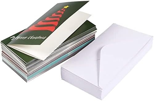 BEST PAPER GREETINGS Money Cards for Cash Gift - Secure Trifold Cash Gift Envelopes - Six Tree Designs & Card Holders - Cardstock & Money Envelopes - 3.6 x 7.25 in, Pack of 36