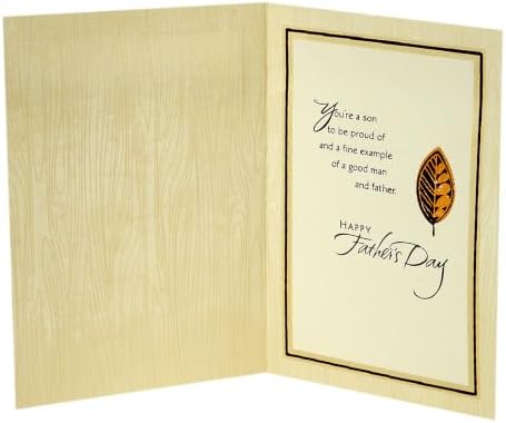 Hallmark Father's Day Card for Son (A Fine Example of a Good Man), Model: 599FFW9592