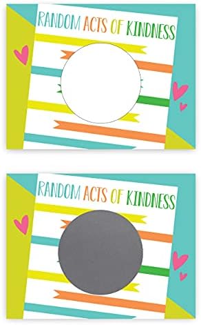 Make Your Own DIY Scratch Off ScratchNotes 20 Pack 3x4 Note Cards & Stickers Random Acts of Kindness