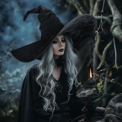 HOMELEX Adult Witch Hat for Halloween Costume Party
