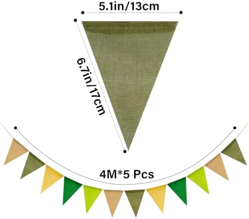 G2PLUS Pennant Banner, Triangle Flag Bunting and Bunting Garland, 60PCS