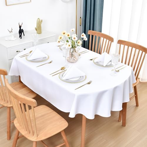 White Cloth Napkins Set of 12 Washable Dinner Napkins, 18X18 in
