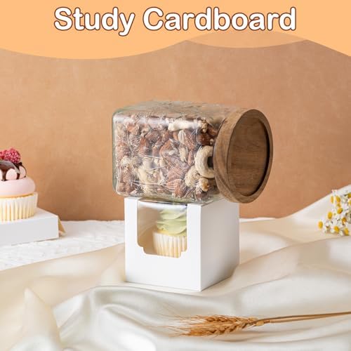 Hoewina 28 PCS Cupcake Boxes, Individual Cupcake Containers with Window
