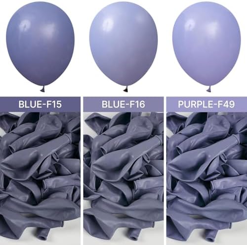 PartyWoo Dusty Purple Balloons 140pcs Lavender Lilac Boho Neutral Color