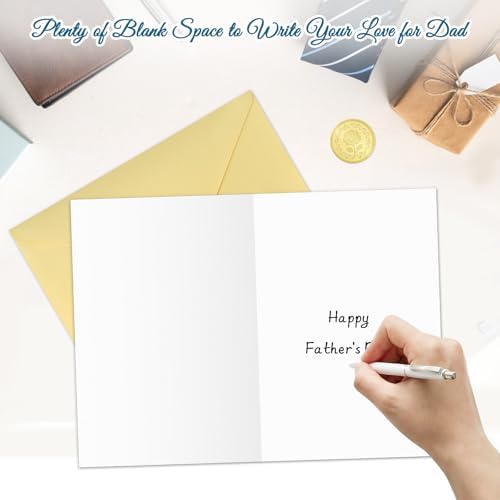 D4DREAM Happy Fathers Day Card Funny from Kids, Your Patience is Legendary