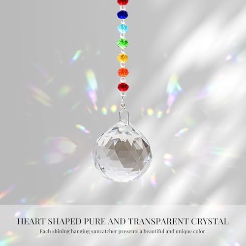 Hegelda Pet Memorial Gifts for Dogs Cats Crystal Suncatcher Ornaments