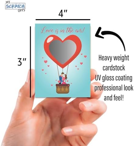 My Scratch Offs 20 Pack Love is in the Air DIY Make Your Own Scratch Off Cards