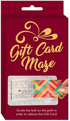 Tech Tools Gift Card Maze Holder – Stocking Stuffers for Teen Girls, Teen Boys, Men and Women, Unique White Elephant Gag Gifts for Adults, Fun Puzzle Box for Christmas