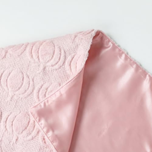Artoid Mode Pink Soft Faux Fur Pumpkins Fall Table Runner 13x90 Inch