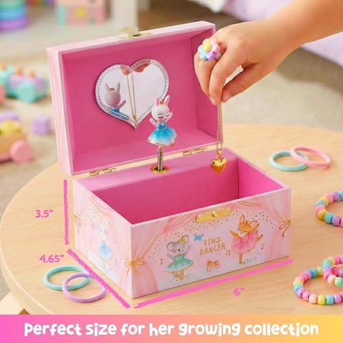 Giggle & Honey® Musical Ballerina Jewelry Box for Girls