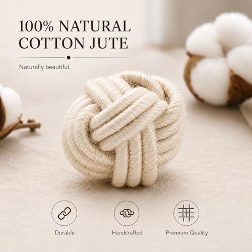 Artisan Handcrafted Cotton Napkin Rings Set of 50, Rustic Farmhouse Coastal Table Decor, Beach House Dining, Bohemian Linen Holder for Dinner Parties & Everyday Use (Off White) - ALPHA Living HOME