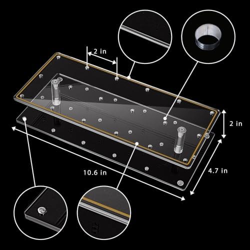 2-Pack Cake Pop Stand for Drying，Acrylic Clear Lollipop Holder Stand，18 Holes Cake Pop Stand Display Lollipop Display for Various Party Activities