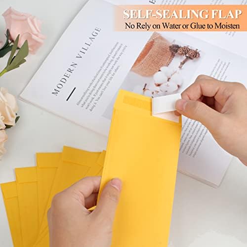Cash Envelopes-120 Envelopes Money Saving Challenge, 3.2x6.6inch Money Envelopes for Cash, Brown Kraft Paper Money Saving Envelopes, Cash Envelopes for Budgeting, Coins, Checks, Gift Cards & Tickets