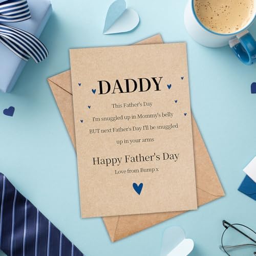 Fathers Day Card for Father To Be, Father's Day Card Gift for Father To Be