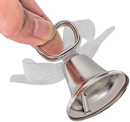 Super Z Outlet Silver Bell Place Card Holders for Table Numbers, Restaurant Menu, Weddings, Party Decoration (12 Pack)