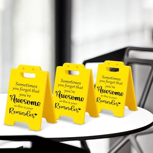 3Pcs Inspirational Gifts for Women Men Appreciation Gifts Bulk Desk Decor