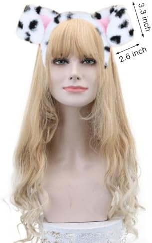 Plush Animal Ears and Horns Headband-Halloween Christmas Festival Theme Party Animal Cosplay Costume Headbands