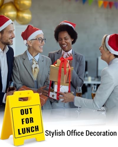 Out for Lunch Office Desk Decor Sign Lunchtime Lunch Break Reminder Sign