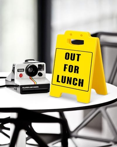 Out for Lunch Office Desk Decor Sign Lunchtime Lunch Break Reminder Sign