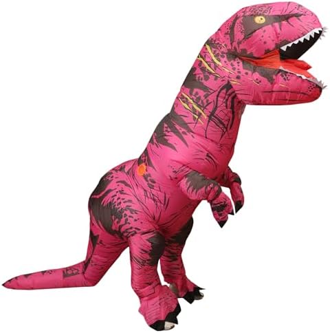 Inflatable Dinosaur Costume Adult,T-Rex Blow Up Cosplay Halloween