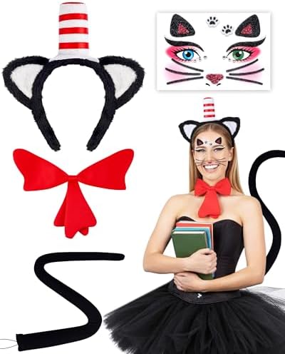 Cat Costume Accessories for Women Halloween Dress Up Party Cosplay