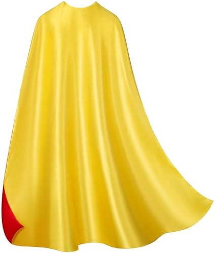 Adult Superhero Cape & Mask Set - Double-Sided Super Hero Capes and Masks for Men Women Dress-Up Parties
