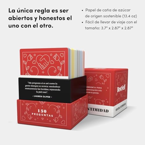 BestSelf Nuestra Intimidad – 150 Cartas de Intimidad, Juego para Parejas
