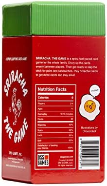 DSS Games Sriracha: The Game [A Spicy Slapping Card Game for The Whole Family | Great for White Elephant Gifts, Stocking Stuffers, Coworkers, Under $20, Ages 7 and Up]