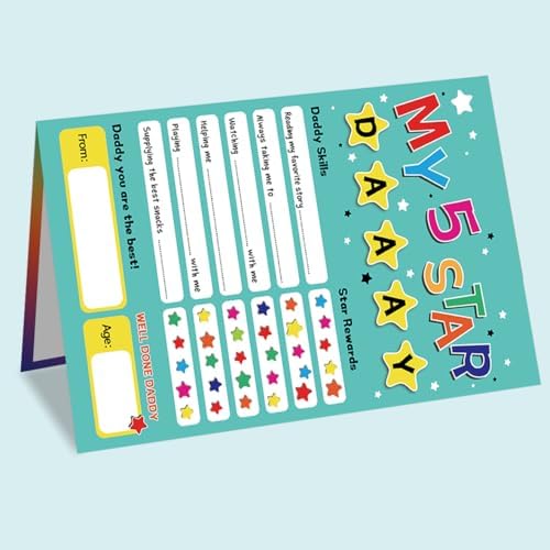Funny Fathers Day Card Gift for Dad, Father's Day Card from Kids