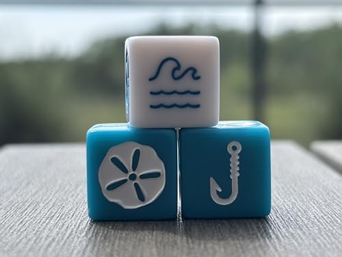Sand Dollars Dice Game | Beach Game and Pool Game for the Whole Family | Screen-Free for Kids, Adults and Grandparents | Perfect for Vacation, Lake Cabins and Beach Houses