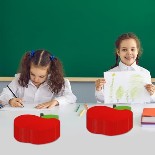 50 Pcs Back to School Apple Napkins, 6.5 Inch School Napkins