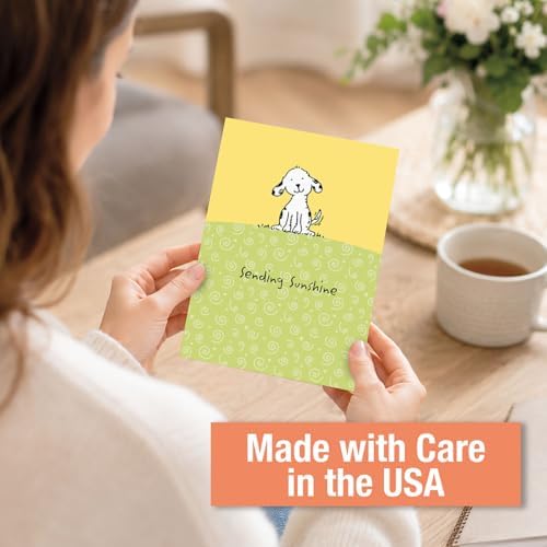 Current Friendship Thinking of You Cards with Envelopes - Assortment of 20 Greeting Cards, 10 Designs, Large 5" x 7" Thinking of You Cards for Women