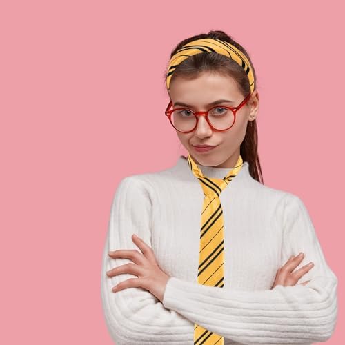 Halloween Wizard Costume Accessories Adult Headband Tie Yellow