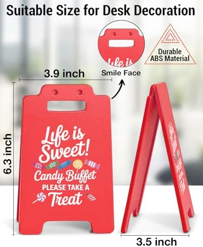 Funny Candy Buffet Desk Decor Sign Halloween Candy Sign Trick or Treat
