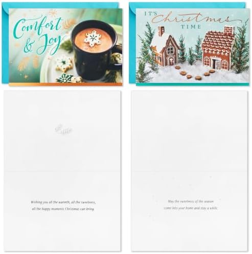 Hallmark Christmas Cards with Envelopes, Assorted 72-Pack (Comfort and Joy)