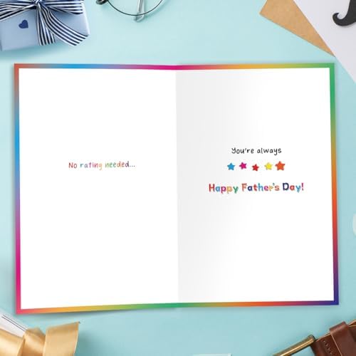 Funny Fathers Day Card Gift for Dad, Father's Day Card from Kids