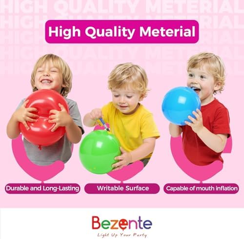 Bezente Royal Blue Latex Party Balloons 18 Inch 30 Pack Large Thick