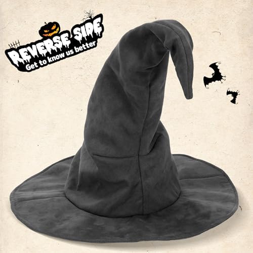 Ibeauti Wizard Hat for Adult Halloween Costume Witch Hat Cosplay Accessory