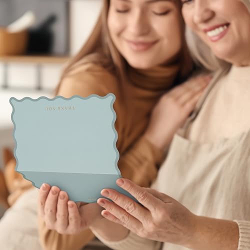 ZICOTO Beautiful Thank You Cards Set of 30 With Envelopes and Stickers