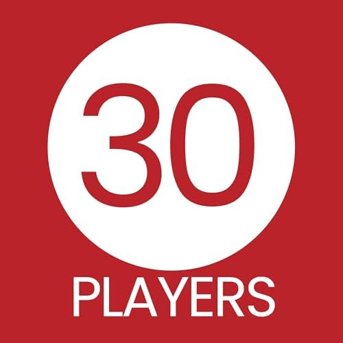 DISTINCTIVS Christmas How Many Kisses Game, Sign and 30 Guessing Cards